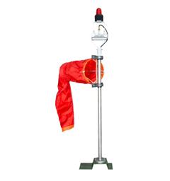 Ex POINT WIND CONE PWC-806-1L-2-ON-AX-OL 2,5m high, IECEx & ATEX Z0NE 1, T4 IP67